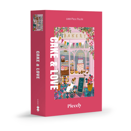 Piecely Puzzles - Puzzle Cake & Love 1000 Teile - WERTE FREUNDE