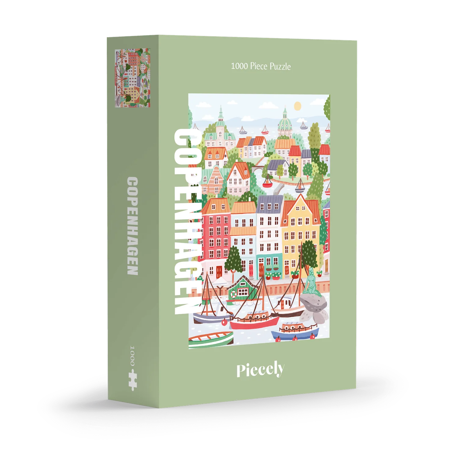 Piecely Puzzles - Puzzle Copenhagen 1000 Teile - WERTE FREUNDE