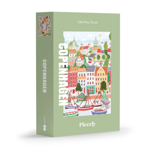 Piecely Puzzles - Puzzle Copenhagen 1000 Teile - WERTE FREUNDE