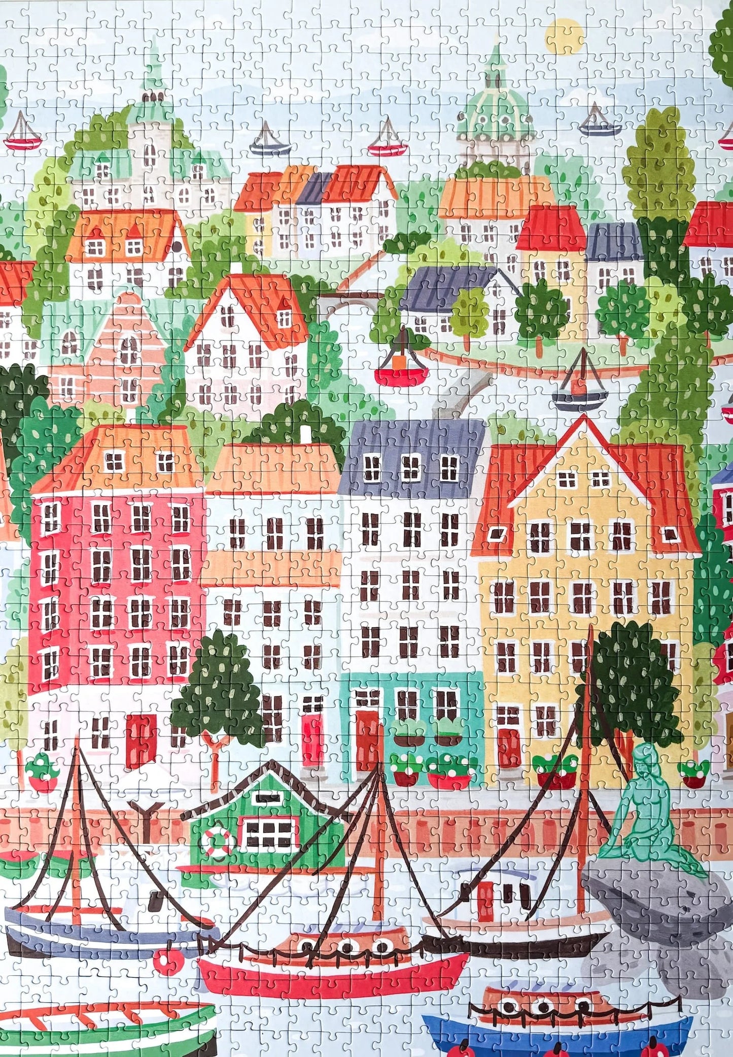 Piecely Puzzles - Puzzle Copenhagen 1000 Teile - WERTE FREUNDE
