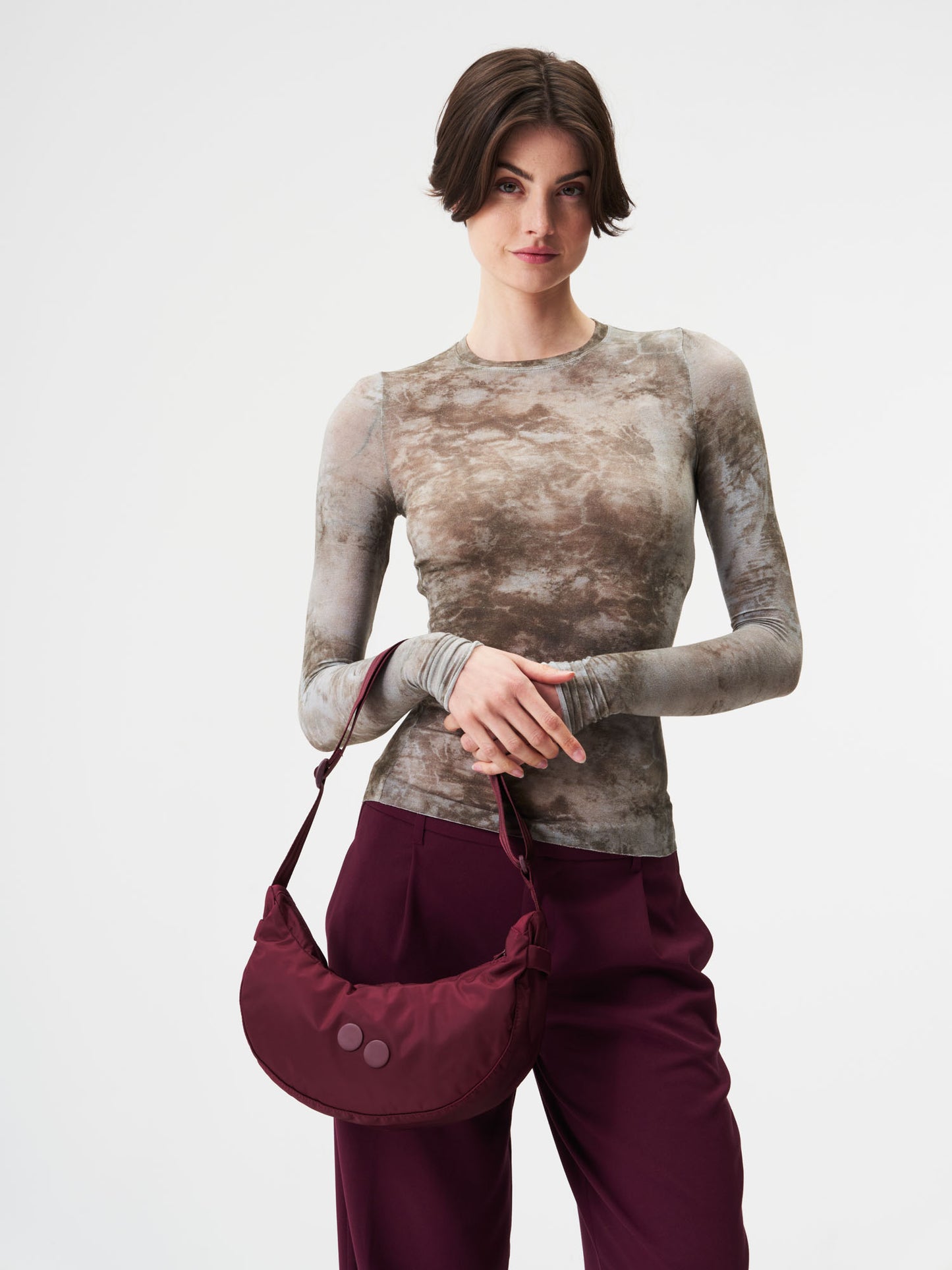 pinqponq - KRUMM Small Glazed Red - WERTE FREUNDE