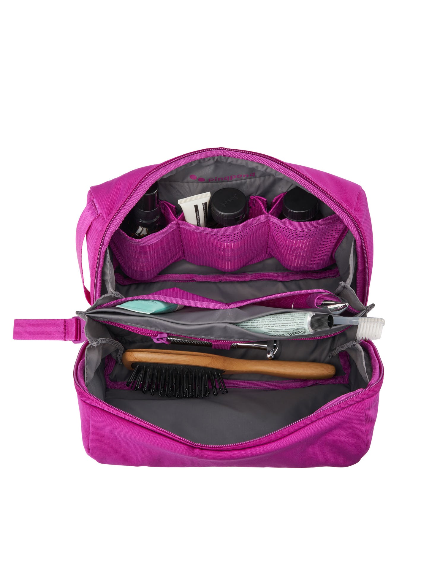 pinqponq - Washbag Crinkle Fuchsia - WERTE FREUNDE