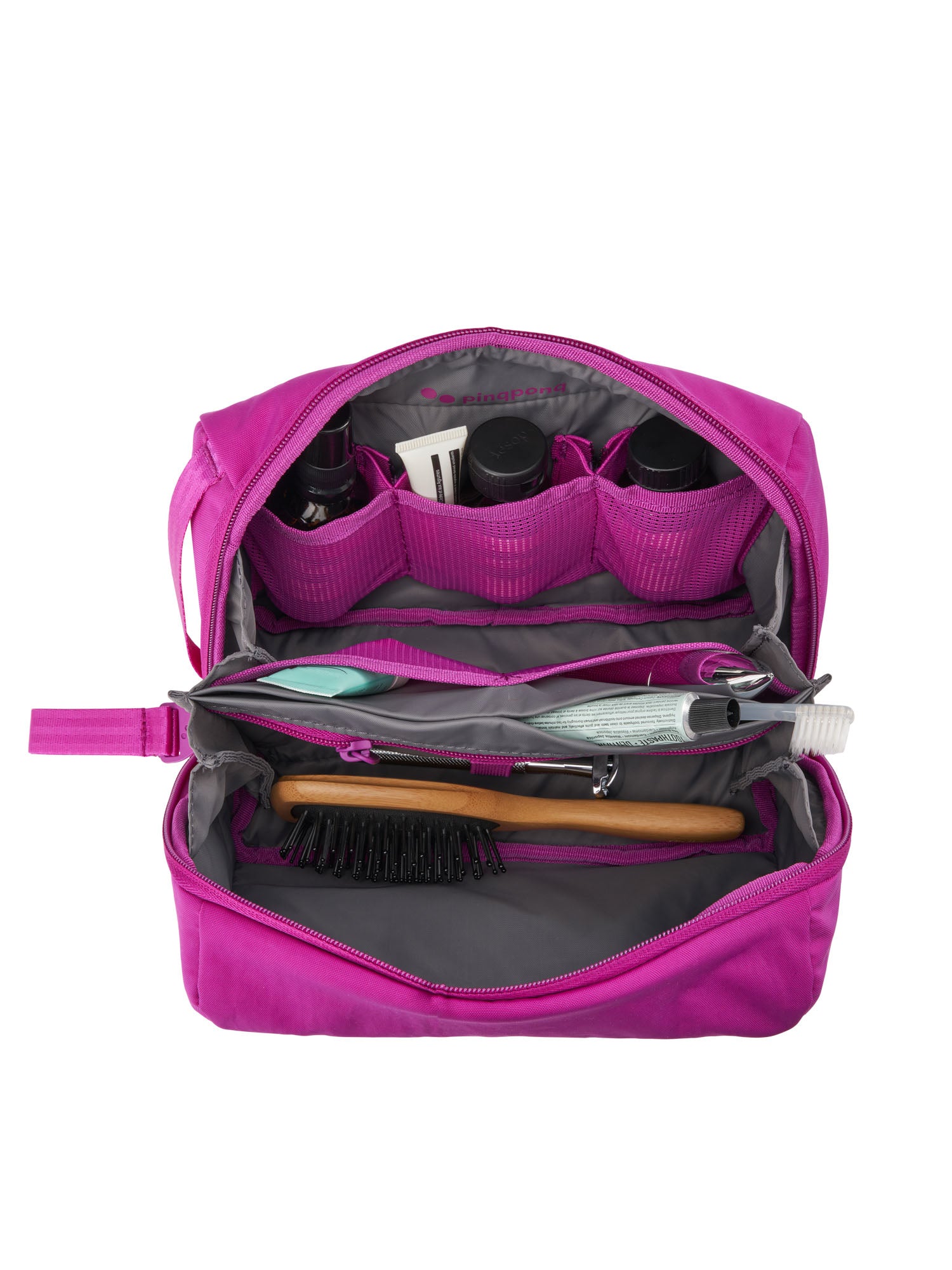 pinqponq - Washbag Crinkle Fuchsia - WERTE FREUNDE