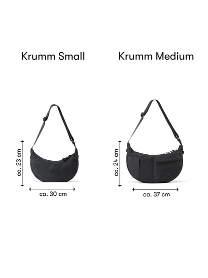 pinqponq - KRUMM Medium Shoulderbags Crinkle Black - WERTE FREUNDE