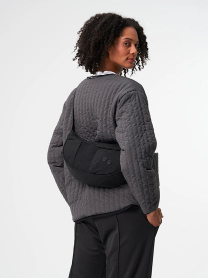 pinqponq - KRUMM Medium Shoulderbags Crinkle Black - WERTE FREUNDE