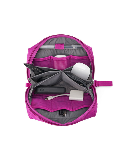 pinqponq - Tech Pouch Crinkle Fuchsia - WERTE FREUNDE