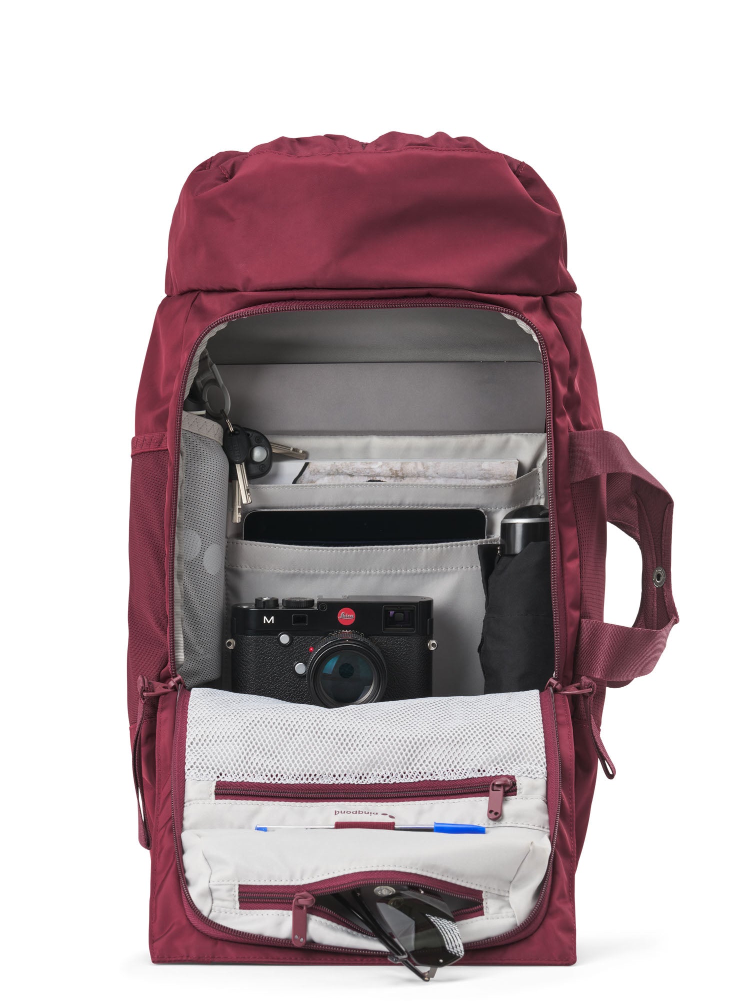 pinqponq - BLOK MEDIUM Glazed Red - WERTE FREUNDE