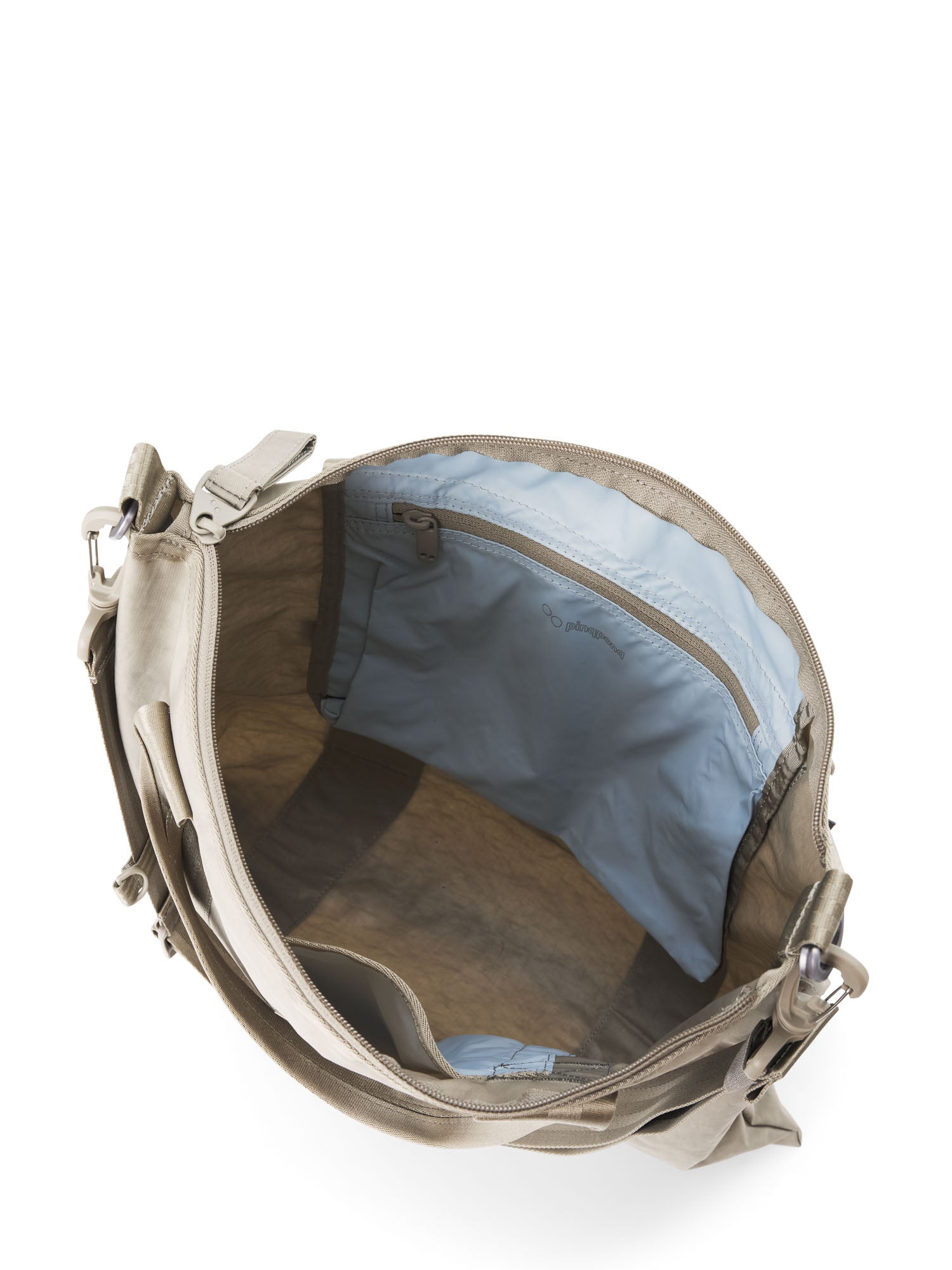 pinqponq - TOTE BAG Crinkle Taupe - WERTE FREUNDE