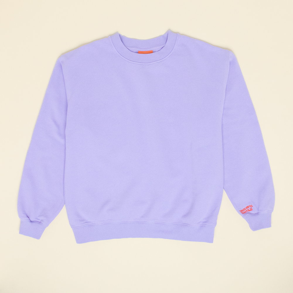 popeia - Kindness Sweater Lila - WERTE FREUNDE