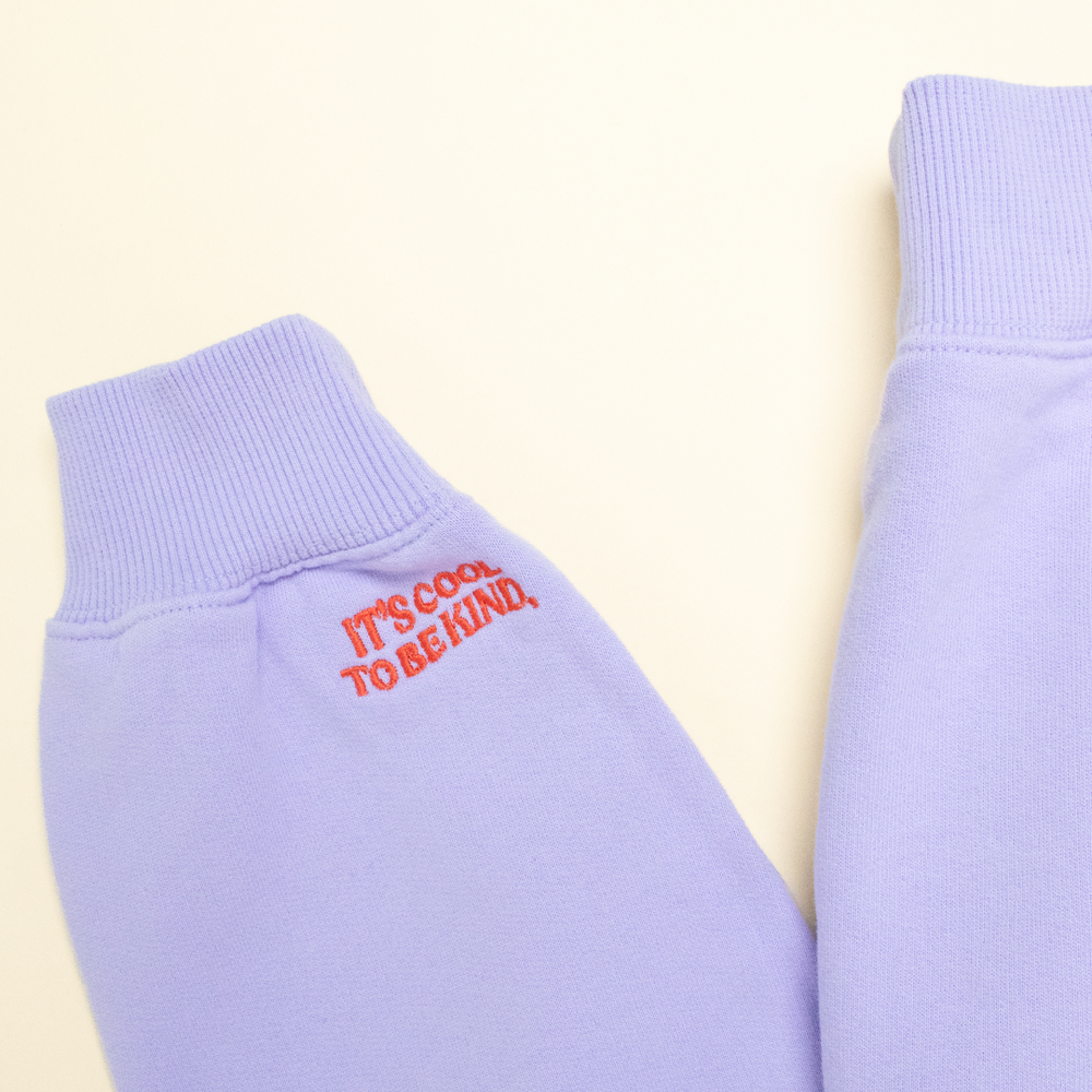 popeia - Kindness Sweater Lila - WERTE FREUNDE