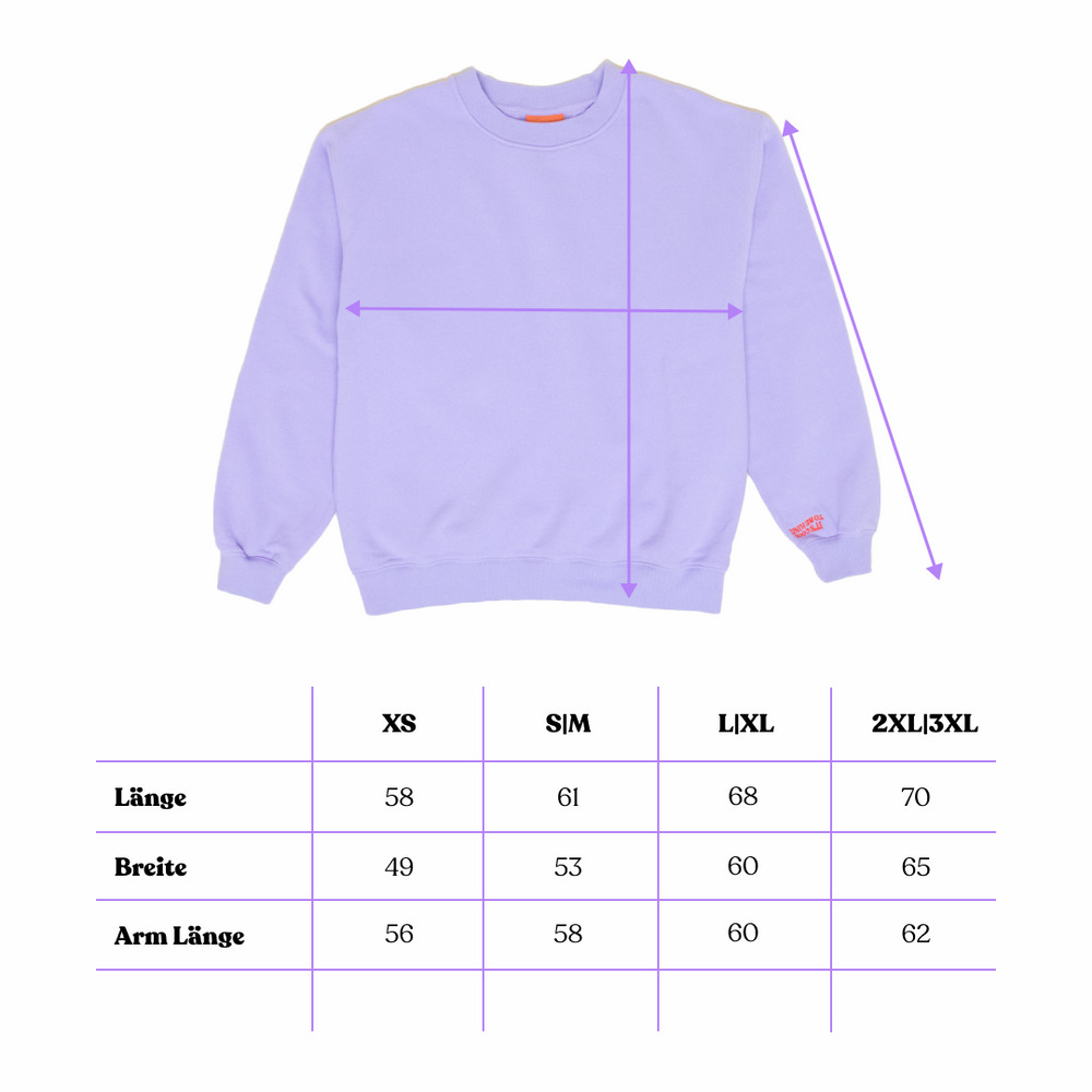 popeia - Kindness Sweater Lila - WERTE FREUNDE