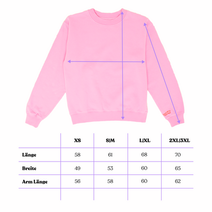 popeia - Kindness Sweater Pink - WERTE FREUNDE