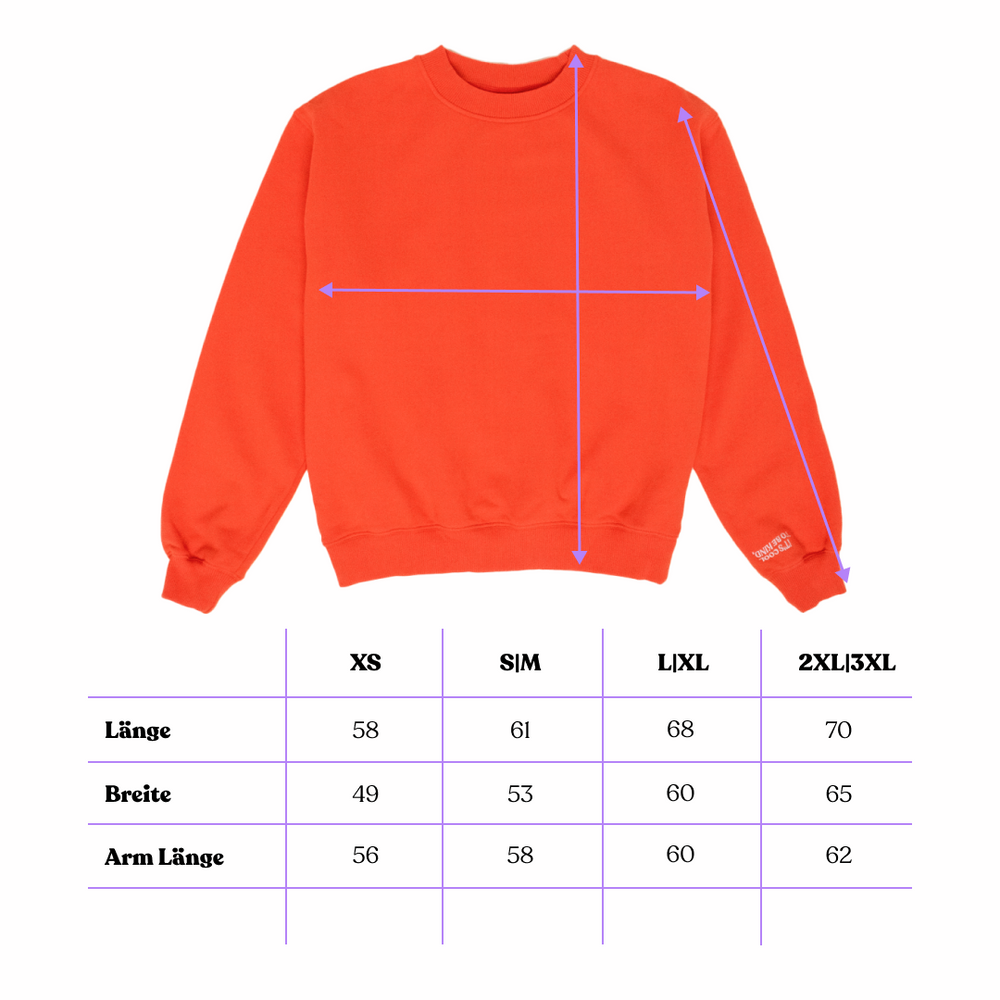 popeia - Kindness Sweater Rot - WERTE FREUNDE