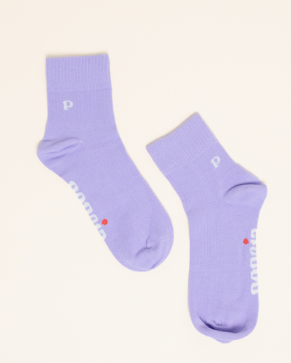 popeia - The Casual - Ankle Socken Lila - WERTE FREUNDE