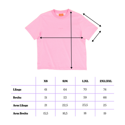 popeia - T-Shirt Pink - WERTE FREUNDE