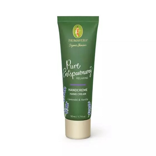 Primavera - Handcreme Pure Entspannung Lavendel & Vanille 50 ml - WERTE FREUNDE