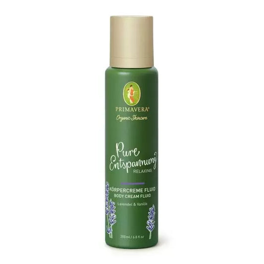 Primavera - Körpercreme Fluid Pure Entspannung Lavendel & Vanille 200 ml - WERTE FREUNDE