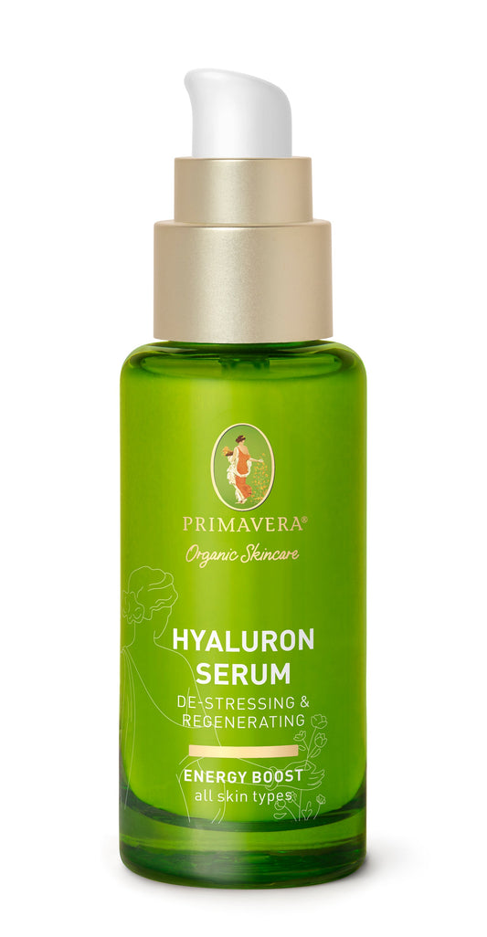 Primavera - Energy Boost - Hyaluron Serum - De-Stressing & Regenerating 30 ml - WERTE FREUNDE
