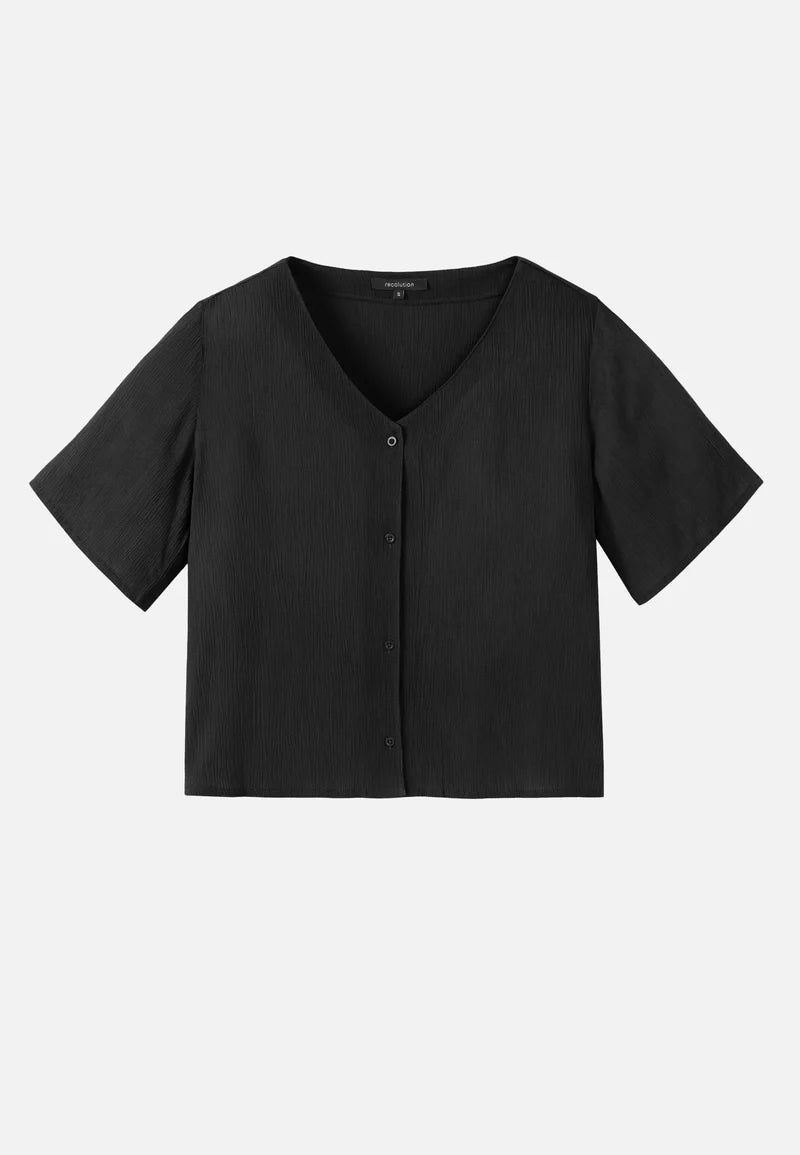 recolution - SPIREA Bluse black - WERTE FREUNDE