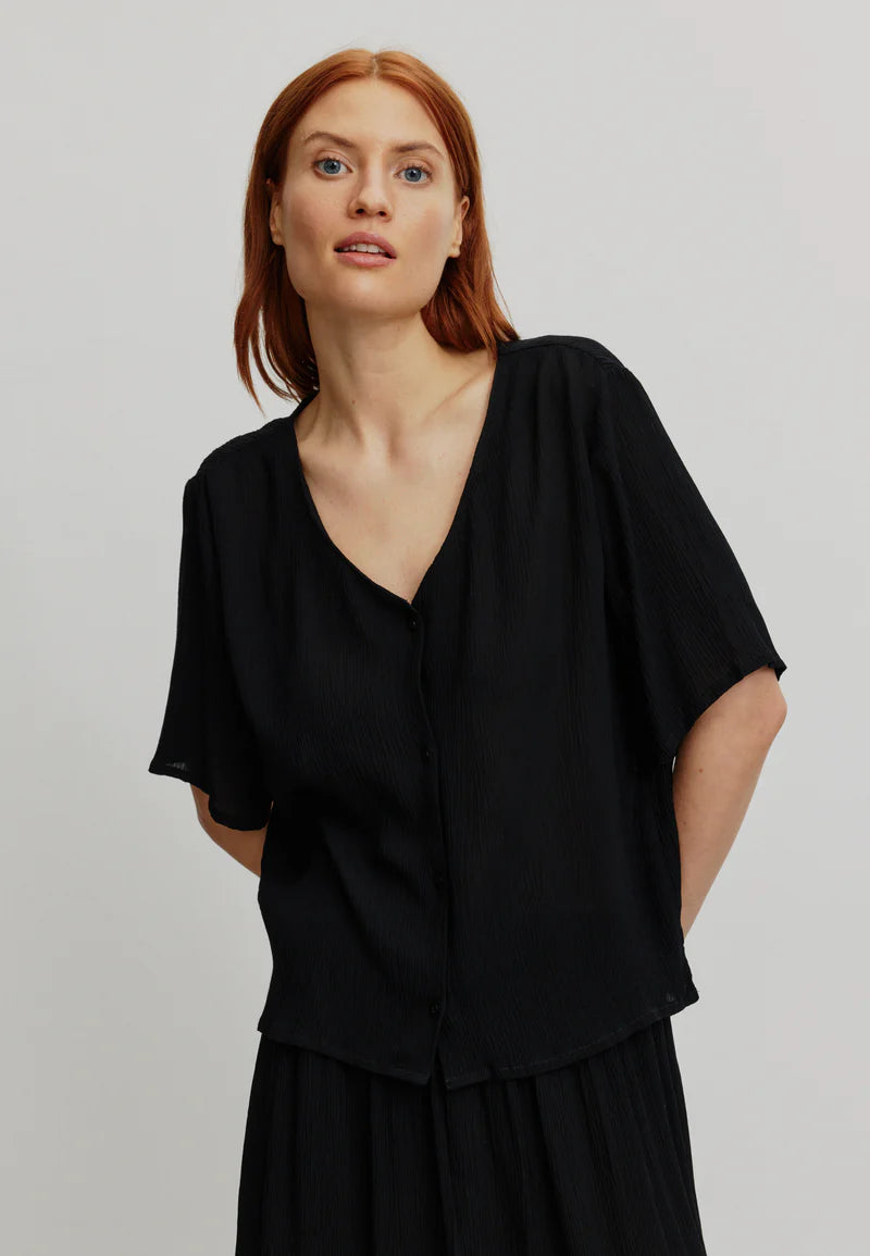 recolution - SPIREA Bluse black - WERTE FREUNDE