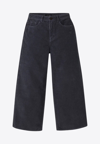 recolution - Pants ERICA CORDUROY denim blue - WERTE FREUNDE