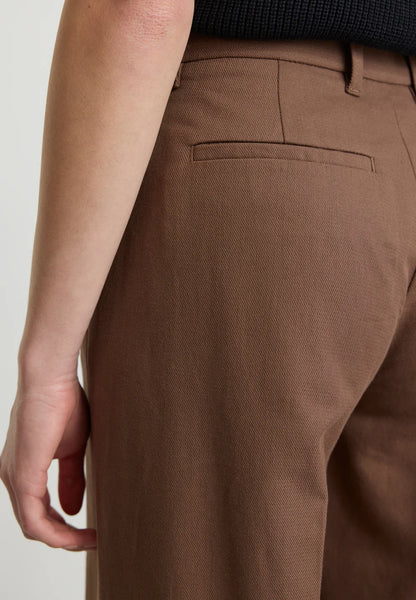 recolution - Pants LIGULARIA   coffee brown - WERTE FREUNDE