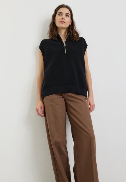 recolution - Pants LIGULARIA   coffee brown - WERTE FREUNDE