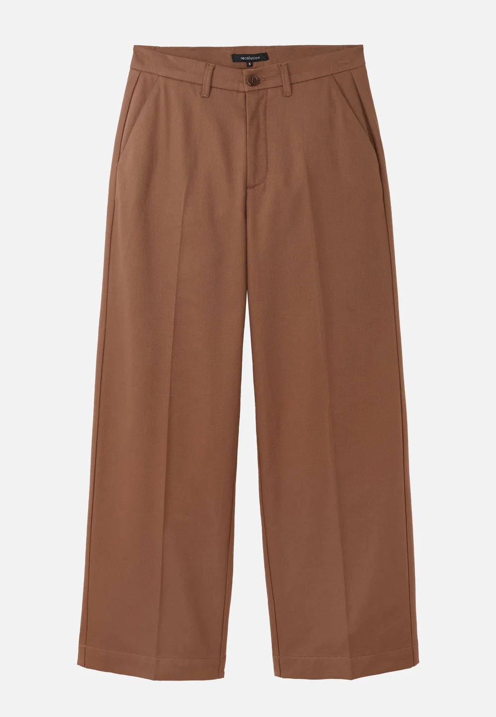 recolution - Pants LIGULARIA   coffee brown - WERTE FREUNDE