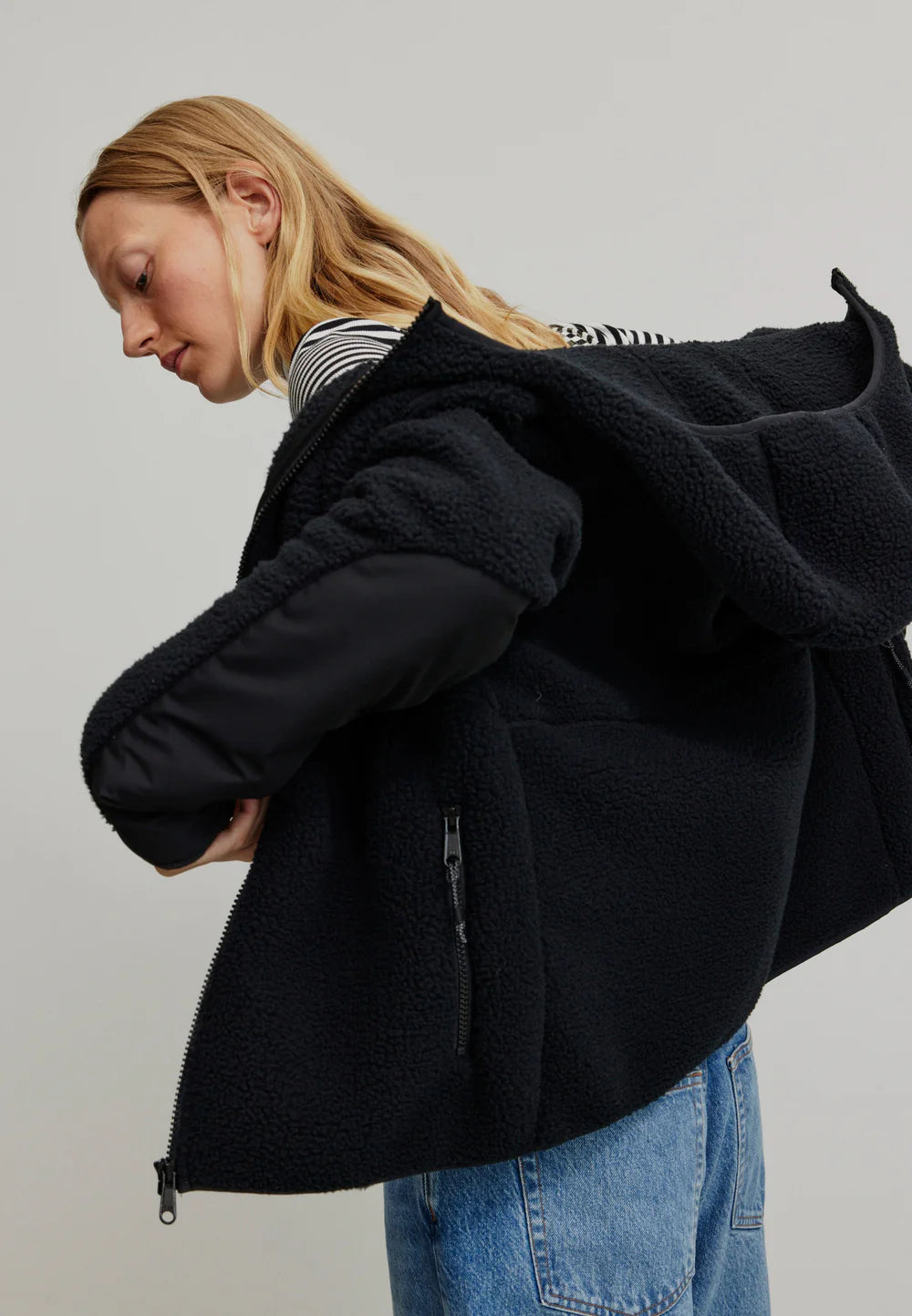 recolution - Jacket ALCEA black - WERTE FREUNDE