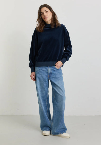 recolution - Sweatshirt ALLIUM dark navy - WERTE FREUNDE