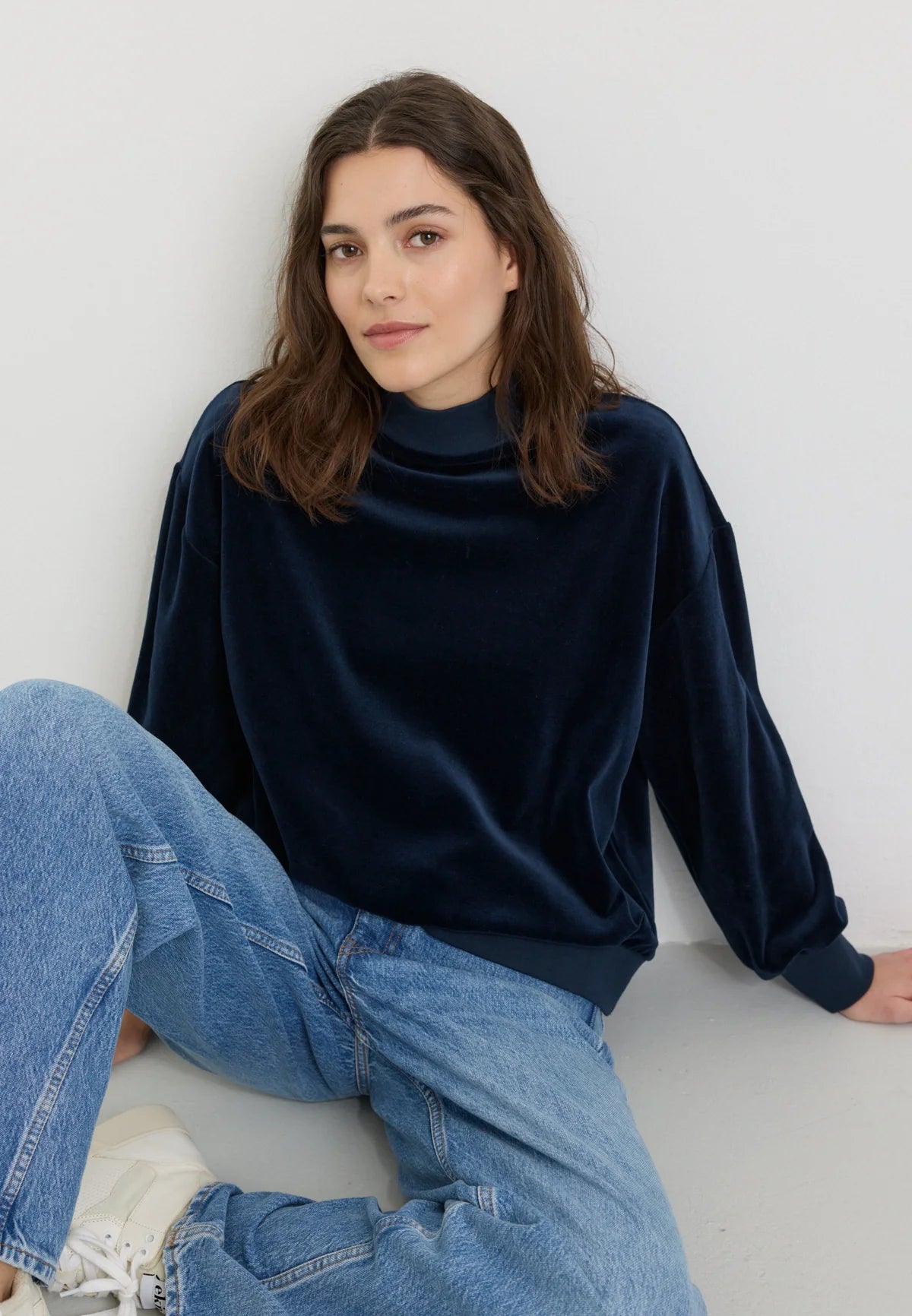 recolution - Sweatshirt ALLIUM dark navy - WERTE FREUNDE