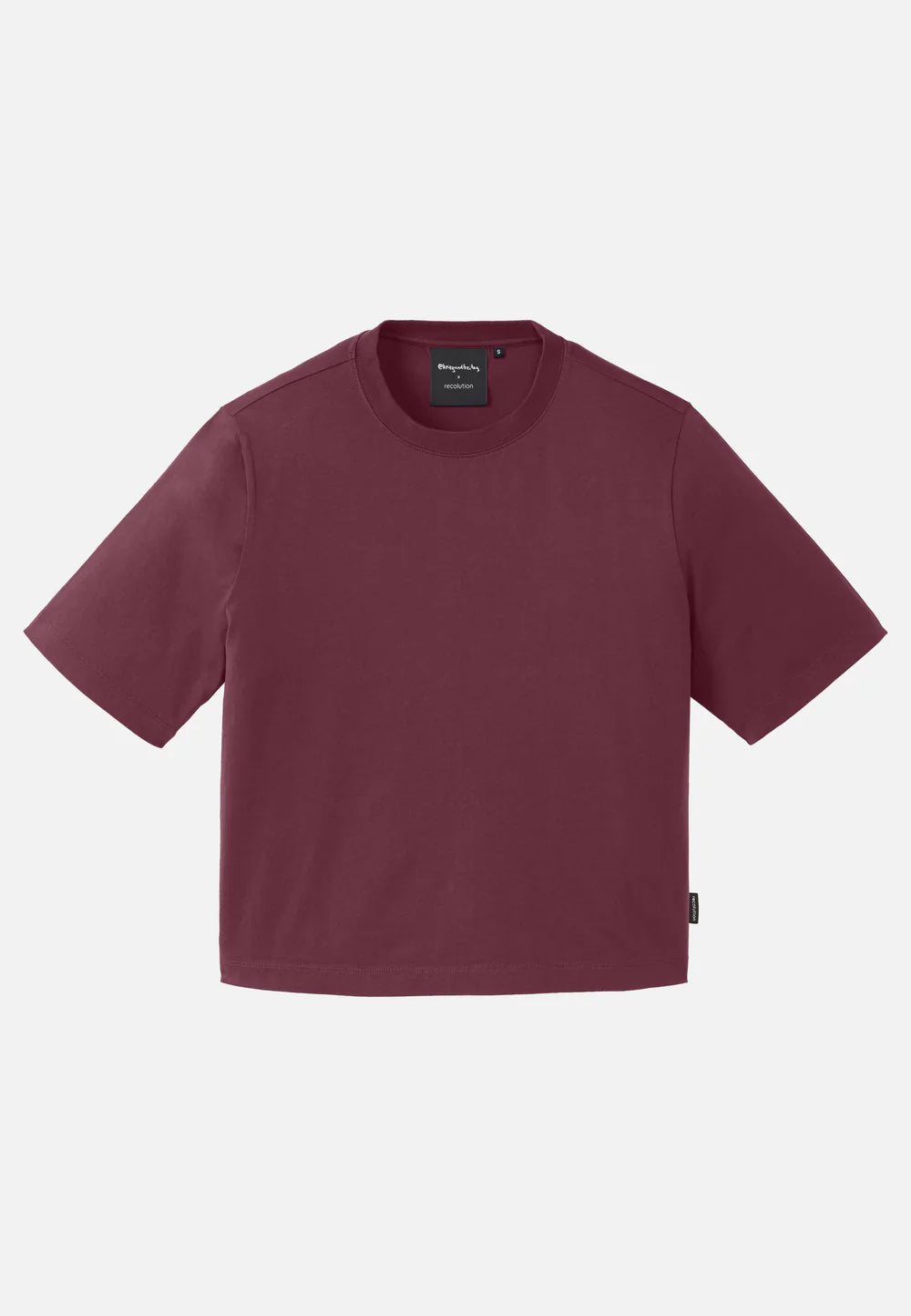 recolution - T-Shirt AZOLLA dark plum - WERTE FREUNDE