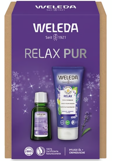 Weleda - RELAX PUR Set Lavendel Relax Dusche & Pflege-Öl 1 Stk.