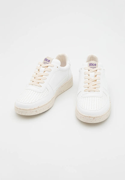 Rice - Sneaker OPEN21 White VEGAN - WERTE FREUNDE