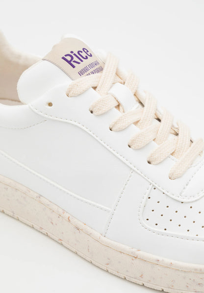 Rice - Sneaker OPEN21 White VEGAN - WERTE FREUNDE