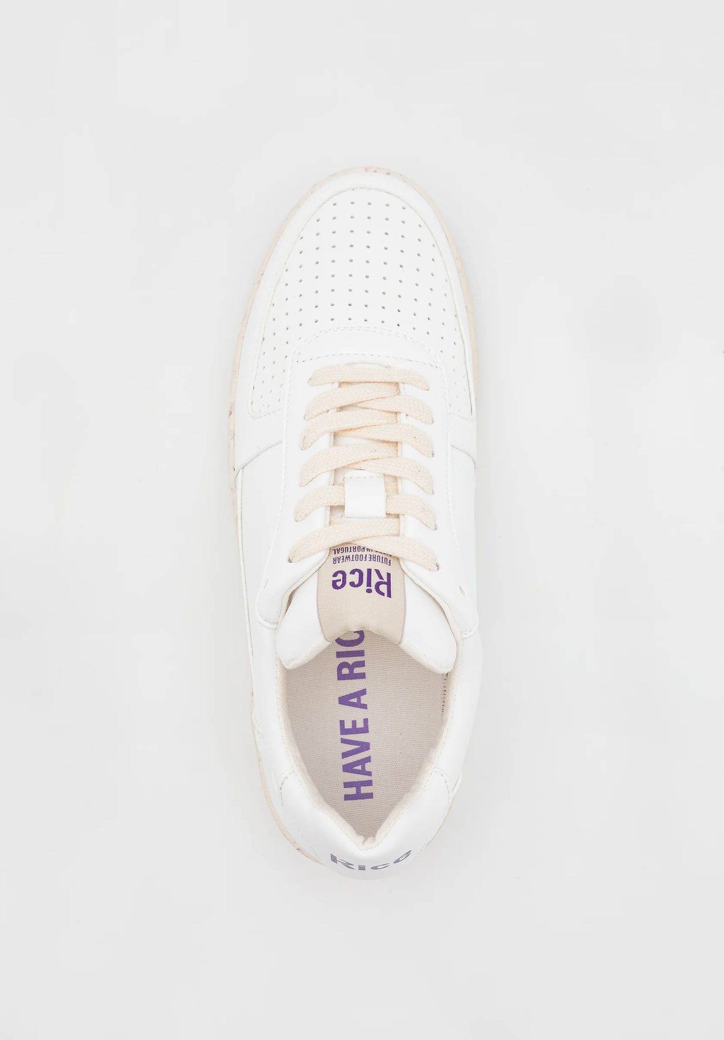 Rice - Sneaker OPEN21 White VEGAN - WERTE FREUNDE