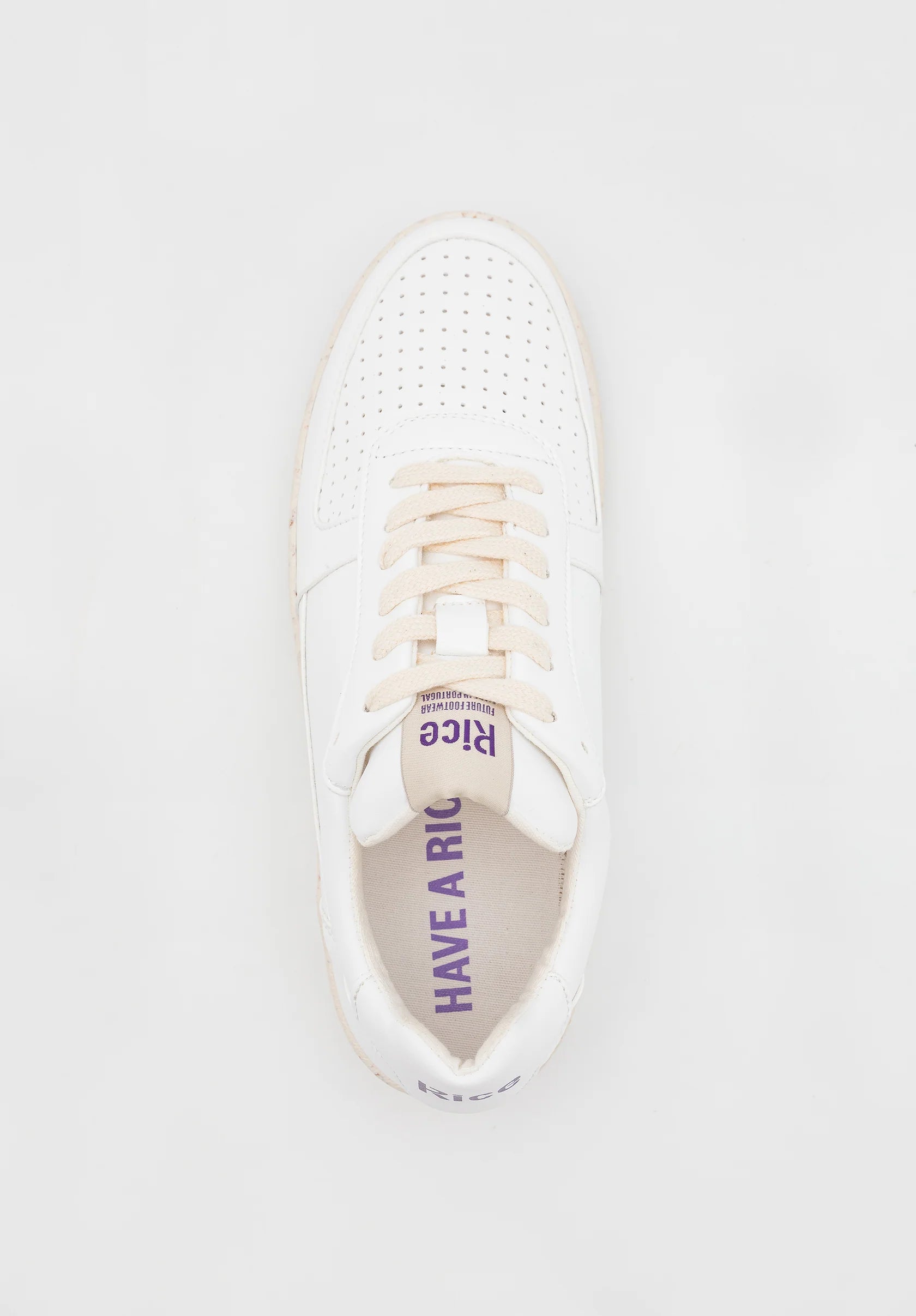 Rice - Sneaker OPEN21 White VEGAN - WERTE FREUNDE