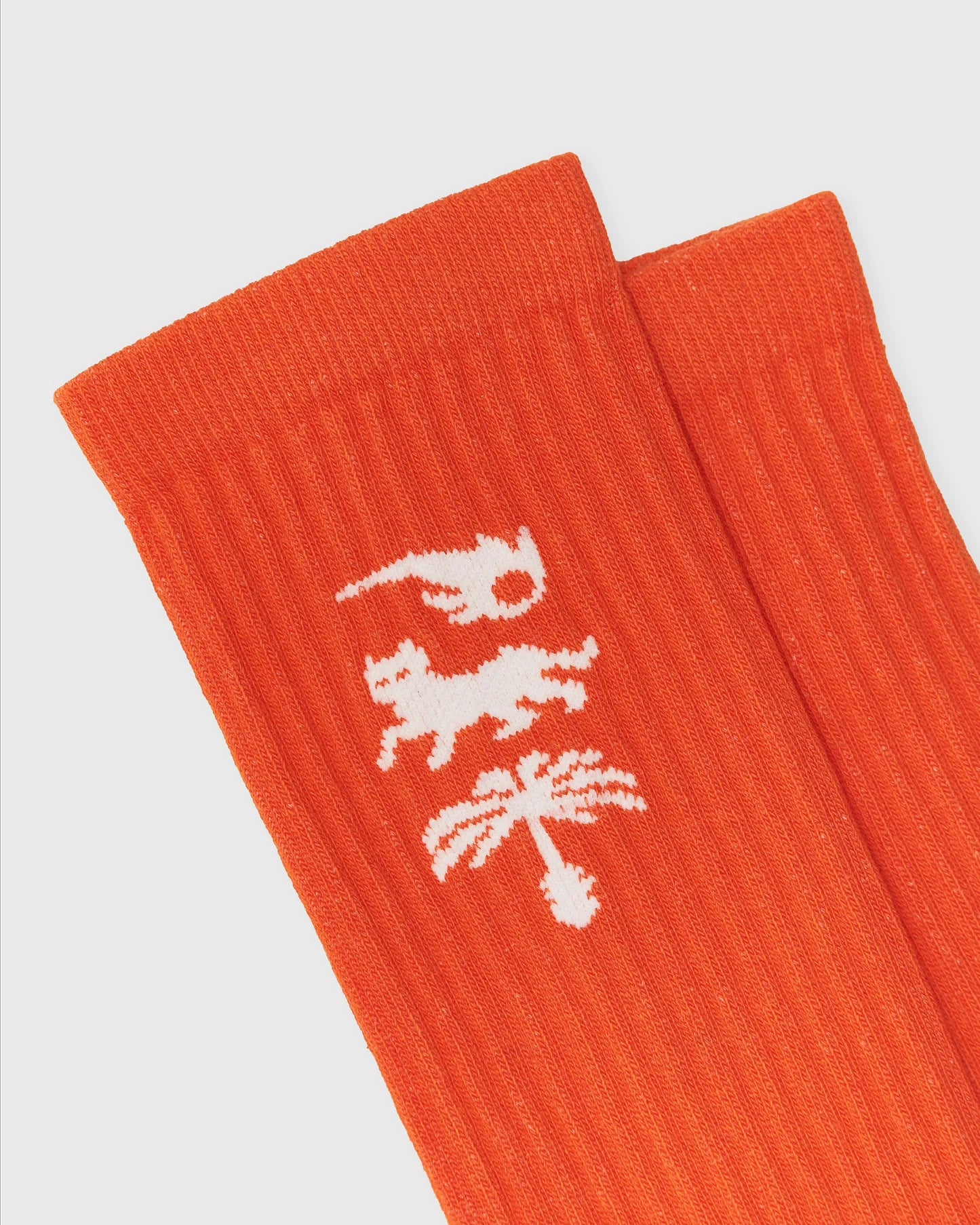 Rice - AVY ORGANIC CREW SOCK Orange - WERTE FREUNDE