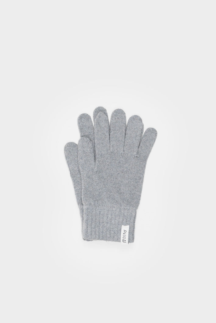 Rifo - Anita Women's Recycled Cashmere Gloves Grey Calce - WERTE FREUNDE