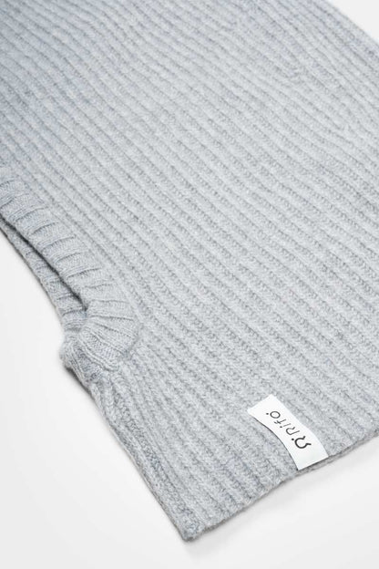 Rifo - Marika Unisex Recycled Cashmere Balaclava Grey Calce uni - WERTE FREUNDE