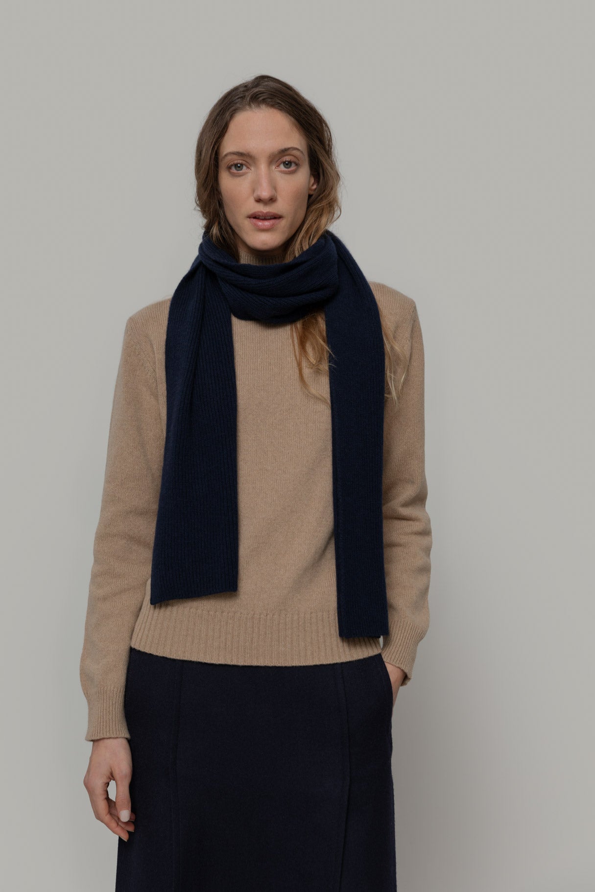 Rifo - Federico Recycled Cashmere Scarf Black Ardesia - WERTE FREUNDE