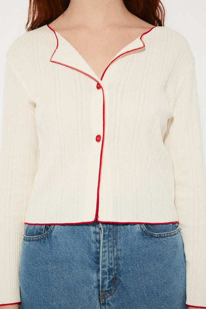 RITA ROW - Tender Top beige - WERTE FREUNDE