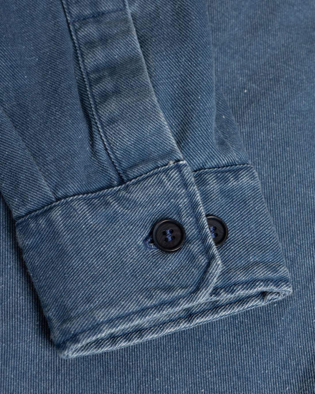 ROTHOLZ - Denim Casual Shirt Recycled Cotton Washed Denim - WERTE FREUNDE