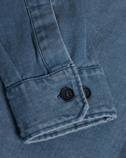 ROTHOLZ - Denim Casual Shirt Recycled Cotton Washed Denim - WERTE FREUNDE