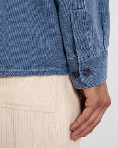 ROTHOLZ - Denim Casual Shirt Recycled Cotton Washed Denim - WERTE FREUNDE