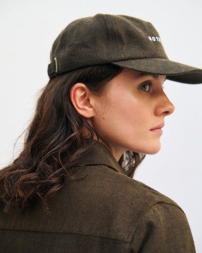 ROTHOLZ - Flannel Casual Shirt Organic Cotton Twill Brown - WERTE FREUNDE