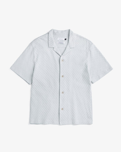 ROTHOLZ - Knit Bowling Shirt Moonlight Grey - WERTE FREUNDE