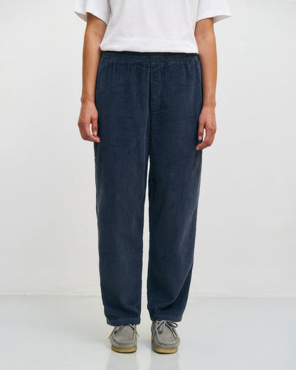 ROTHOLZ - Cord Wide Pant Organic Cotton Stone Blue - WERTE FREUNDE