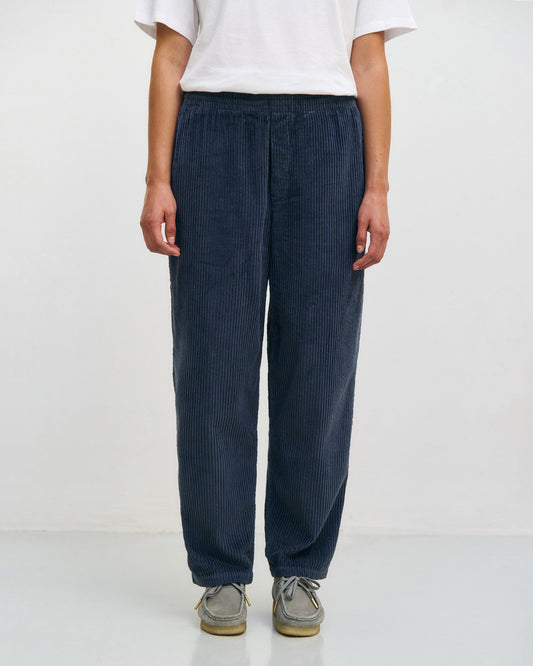 ROTHOLZ - Cord Wide Pant Organic Cotton Stone Blue - WERTE FREUNDE