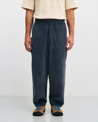 ROTHOLZ - Cord Wide Pant Organic Cotton Stone Blue - WERTE FREUNDE